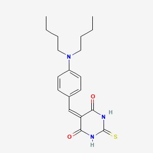 5-[4-(dibutylamino)benzylidene]-2-thioxodihydro-4,6(1H,5H)-pyrimidinedione