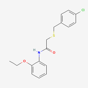 2-[(4-chlorobenzyl)thio]-N-(2-ethoxyphenyl)acetamide