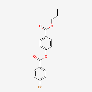 4-(propoxycarbonyl)phenyl 4-bromobenzoate