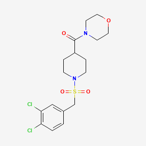 4-({1-[(3,4-dichlorobenzyl)sulfonyl]-4-piperidinyl}carbonyl)morpholine