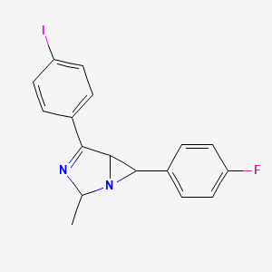 6-(4-fluorophenyl)-4-(4-iodophenyl)-2-methyl-1,3-diazabicyclo[3.1.0]hex-3-ene