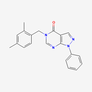 5-(2,4-dimethylbenzyl)-1-phenyl-1,5-dihydro-4H-pyrazolo[3,4-d]pyrimidin-4-one