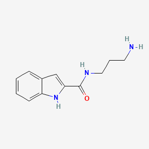 N-(3-aminopropyl)-1H-indole-2-carboxamide