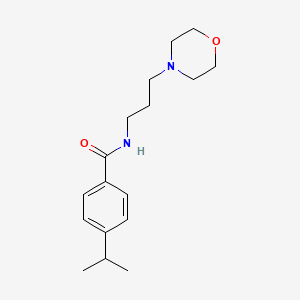 N-[3-(morpholin-4-yl)propyl]-4-(propan-2-yl)benzamide