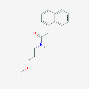 N-(3-ethoxypropyl)-2-naphthalen-1-ylacetamide