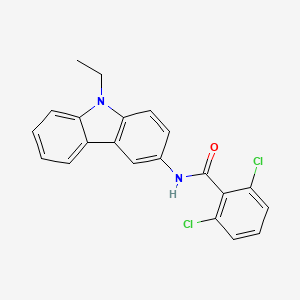 2,6-dichloro-N-(9-ethyl-9H-carbazol-3-yl)benzamide