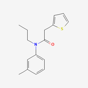 N-(3-methylphenyl)-N-propyl-2-(2-thienyl)acetamide