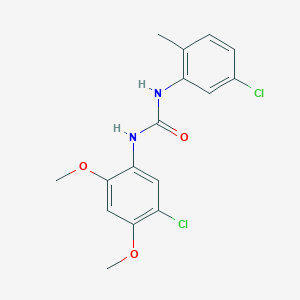 N-(5-chloro-2,4-dimethoxyphenyl)-N'-(5-chloro-2-methylphenyl)urea