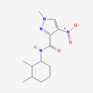 N~3~-(2,3-DIMETHYLCYCLOHEXYL)-1-METHYL-4-NITRO-1H-PYRAZOLE-3-CARBOXAMIDE