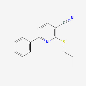 6-phenyl-2-prop-2-enylsulfanylpyridine-3-carbonitrile