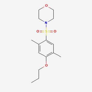 4-[(2,5-dimethyl-4-propoxyphenyl)sulfonyl]morpholine