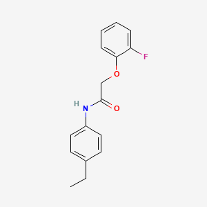 N-(4-ethylphenyl)-2-(2-fluorophenoxy)acetamide