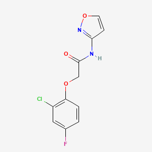 2-(2-chloro-4-fluorophenoxy)-N-3-isoxazolylacetamide