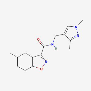 N-[(1,3-dimethyl-1H-pyrazol-4-yl)methyl]-5-methyl-4,5,6,7-tetrahydro-1,2-benzisoxazole-3-carboxamide