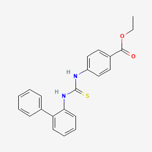 ethyl 4-{[(2-biphenylylamino)carbonothioyl]amino}benzoate