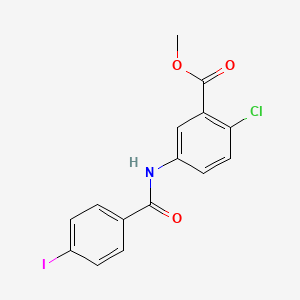 methyl 2-chloro-5-[(4-iodobenzoyl)amino]benzoate