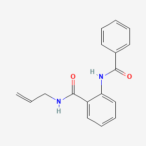 molecular formula C17H16N2O2 B4770773 N-allyl-2-(benzoylamino)benzamide 