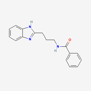 N-[3-(1H-benzimidazol-2-yl)propyl]benzamide