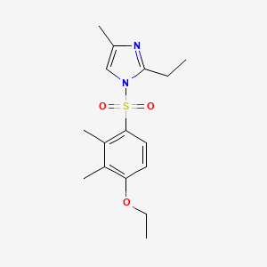 1-[(4-ethoxy-2,3-dimethylphenyl)sulfonyl]-2-ethyl-4-methyl-1H-imidazole