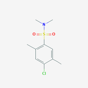 molecular formula C10H14ClNO2S B4770849 4-chloro-N,N,2,5-tetramethylbenzenesulfonamide 
