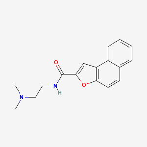 molecular formula C17H18N2O2 B4770968 N-[2-(dimethylamino)ethyl]naphtho[2,1-b]furan-2-carboxamide 