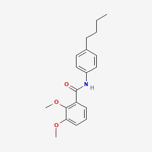 molecular formula C19H23NO3 B4771237 N-(4-butylphenyl)-2,3-dimethoxybenzamide 