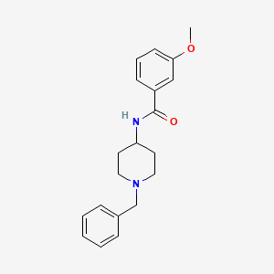 molecular formula C20H24N2O2 B4771257 N-(1-benzyl-4-piperidinyl)-3-methoxybenzamide 