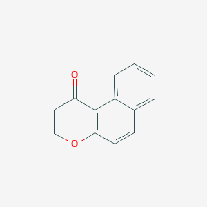 molecular formula C13H10O2 B477135 2,3-dihydro-1H-benzo[f]chromen-1-one CAS No. 4707-36-2