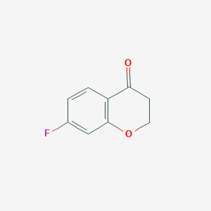 molecular formula C9H7FO2 B047714 7-氟色满-4-酮 CAS No. 113209-68-0