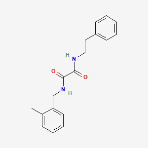 molecular formula C18H20N2O2 B4771498 N-(2-methylbenzyl)-N'-(2-phenylethyl)ethanediamide 