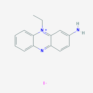 molecular formula C14H14IN3 B4771551 3-amino-5-ethylphenazin-5-ium iodide 