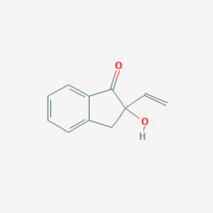 molecular formula C11H10O2 B477170 2-Hydroxy-2-vinylindan-1-one CAS No. 127231-13-4