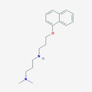 molecular formula C18H26N2O B4771714 N,N-dimethyl-N'-[3-(1-naphthyloxy)propyl]-1,3-propanediamine 