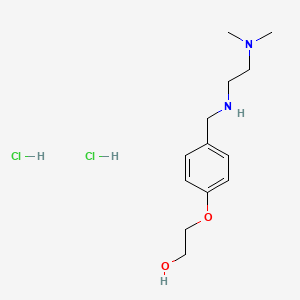 molecular formula C13H24Cl2N2O2 B4771782 2-[4-({[2-(dimethylamino)ethyl]amino}methyl)phenoxy]ethanol dihydrochloride 