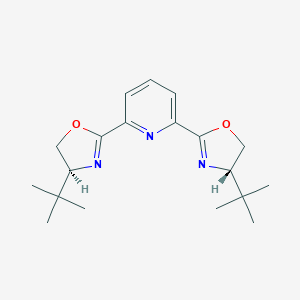 B047722 2,6-Bis((S)-4-(tert-butyl)-4,5-dihydrooxazol-2-yl)pyridine CAS No. 118949-63-6