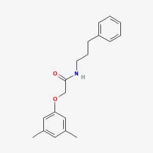 molecular formula C19H23NO2 B4772463 2-(3,5-dimethylphenoxy)-N-(3-phenylpropyl)acetamide 