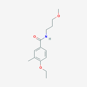 molecular formula C14H21NO3 B4772487 4-ethoxy-N-(3-methoxypropyl)-3-methylbenzamide 