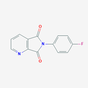 molecular formula C13H7FN2O2 B477265 6-(4-fluorophenyl)-5H-pyrrolo[3,4-b]pyridine-5,7(6H)-dione CAS No. 37458-50-7