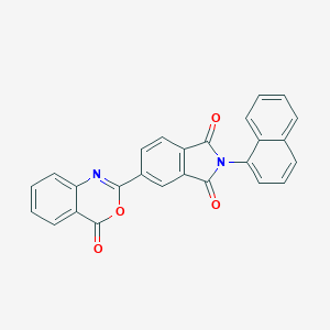 molecular formula C26H14N2O4 B477273 2-(1-naphthyl)-5-(4-oxo-4H-3,1-benzoxazin-2-yl)-1H-isoindole-1,3(2H)-dione CAS No. 305359-99-3