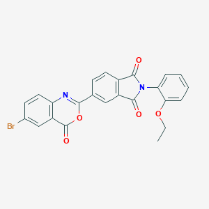 molecular formula C24H15BrN2O5 B477274 5-(6-bromo-4-oxo-4H-3,1-benzoxazin-2-yl)-2-(2-ethoxyphenyl)-1H-isoindole-1,3(2H)-dione CAS No. 305360-02-5