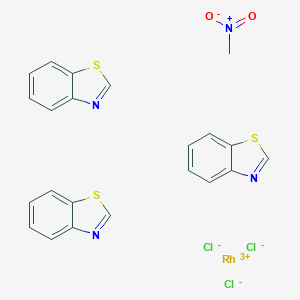 B047728 Tris(benzothiazole-N)trichlororhodium(III) CAS No. 124387-77-5