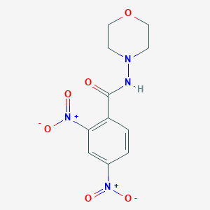 molecular formula C11H12N4O6 B4772809 N-4-morpholinyl-2,4-dinitrobenzamide 