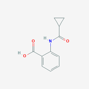molecular formula C11H11NO3 B477285 2-[(环丙基羰基)氨基]苯甲酸 CAS No. 40057-21-4