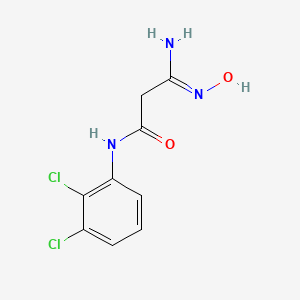 molecular formula C9H9Cl2N3O2 B4772870 3-amino-N-(2,3-dichlorophenyl)-3-(hydroxyimino)propanamide CAS No. 924858-74-2