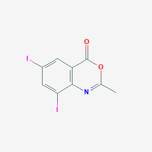 6,8-diiodo-2-methyl-4H-3,1-benzoxazin-4-one