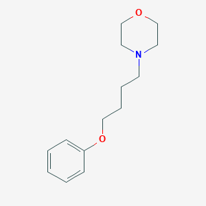 molecular formula C14H21NO2 B4773082 4-(4-phenoxybutyl)morpholine 