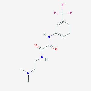 molecular formula C13H16F3N3O2 B4773264 N-[2-(dimethylamino)ethyl]-N'-[3-(trifluoromethyl)phenyl]ethanediamide 