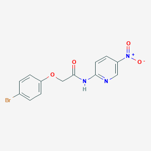 molecular formula C13H10BrN3O4 B477339 2-(4-bromophenoxy)-N-(5-nitropyridin-2-yl)acetamide 