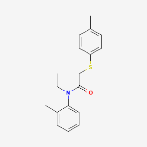 N-ethyl-N-(2-methylphenyl)-2-[(4-methylphenyl)thio]acetamide
