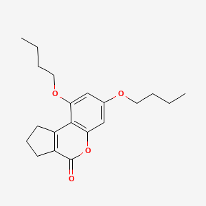 molecular formula C20H26O4 B4773729 7,9-dibutoxy-2,3-dihydrocyclopenta[c]chromen-4(1H)-one 